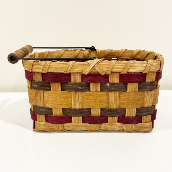Other - Vintage 2004‎ Cottage Southern Country Woven Basket Home Decor Storage